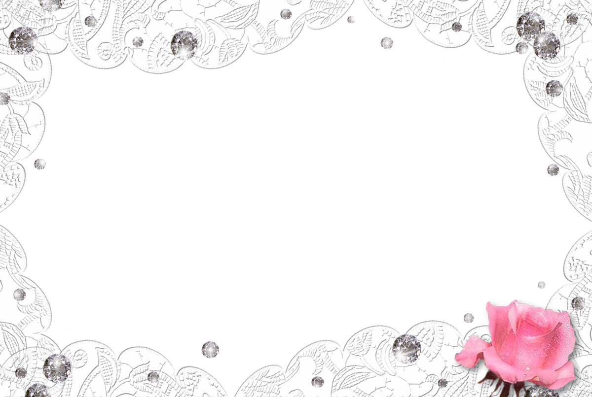 Рамка Свадебная на прозрачном фоне