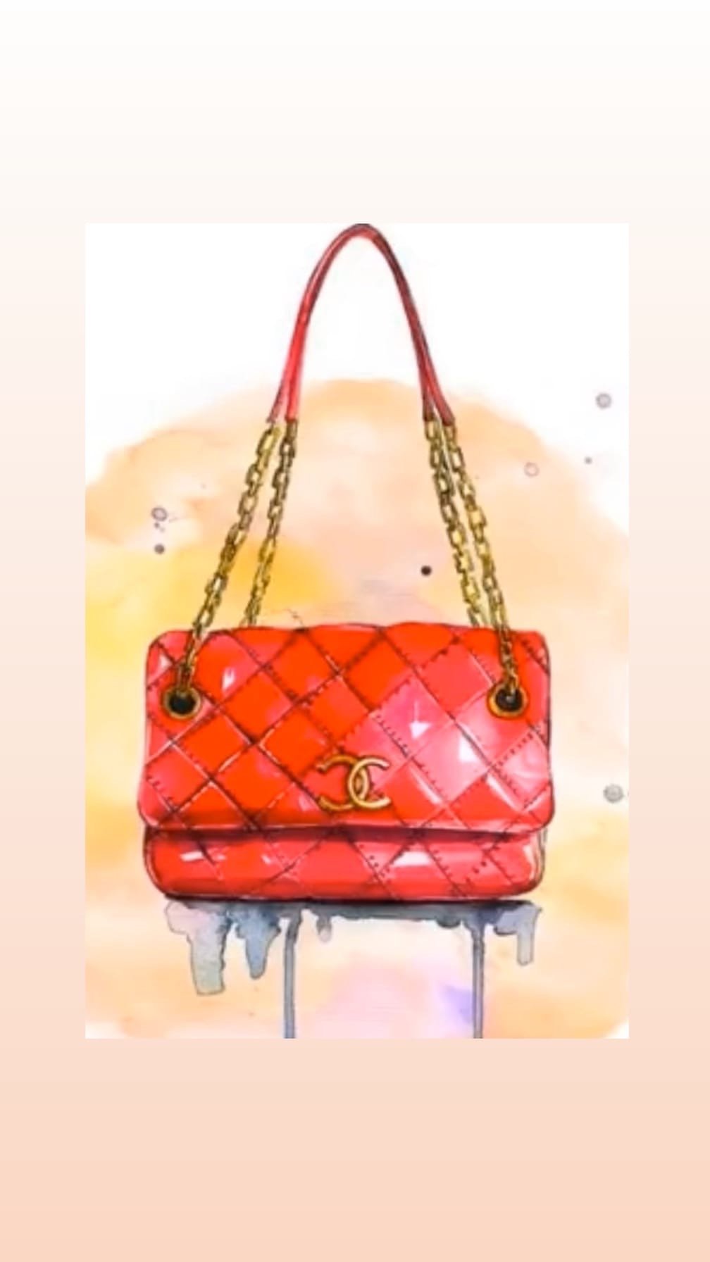 Модные иллюстрации сумка