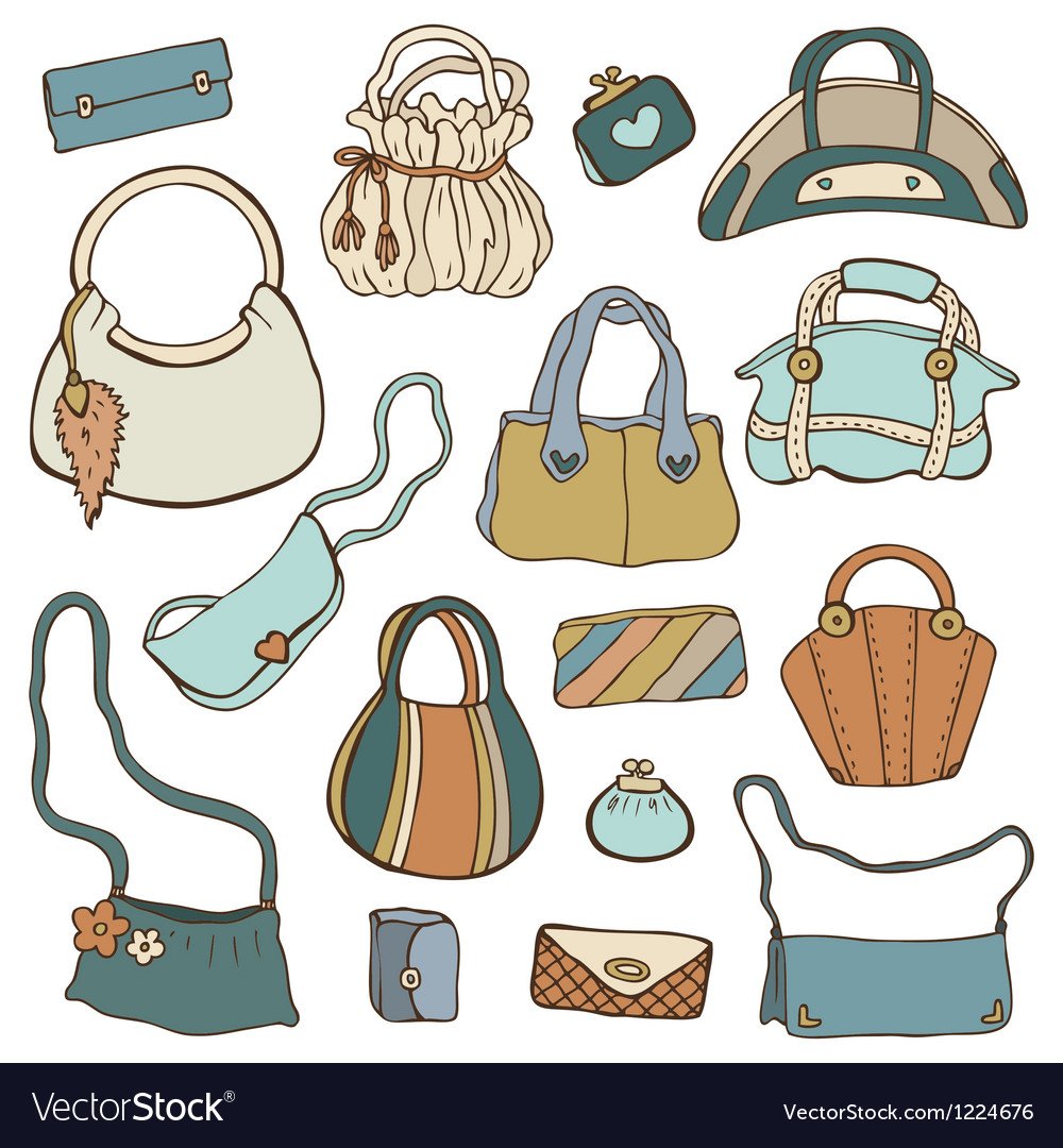 Модные иллюстрации сумка