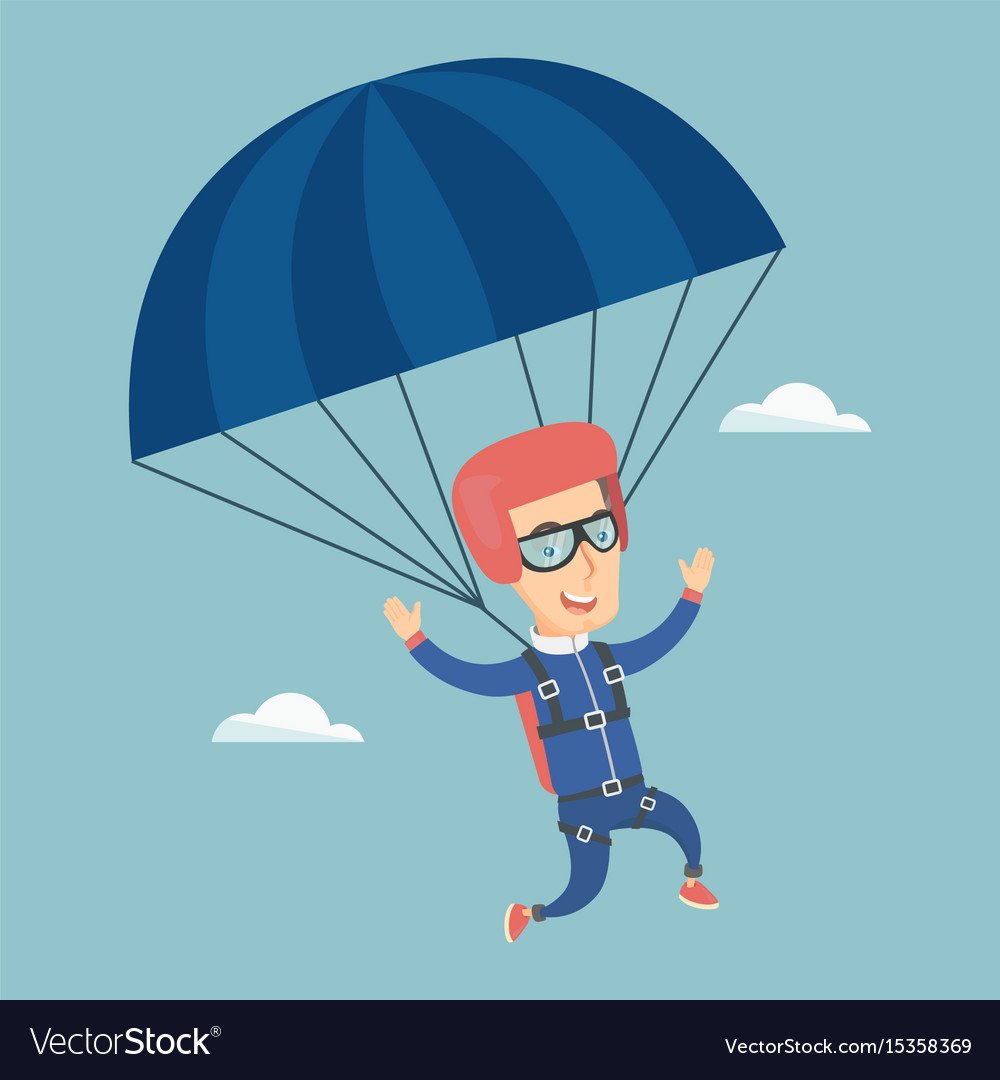 Картинки мультяшные парашютисты