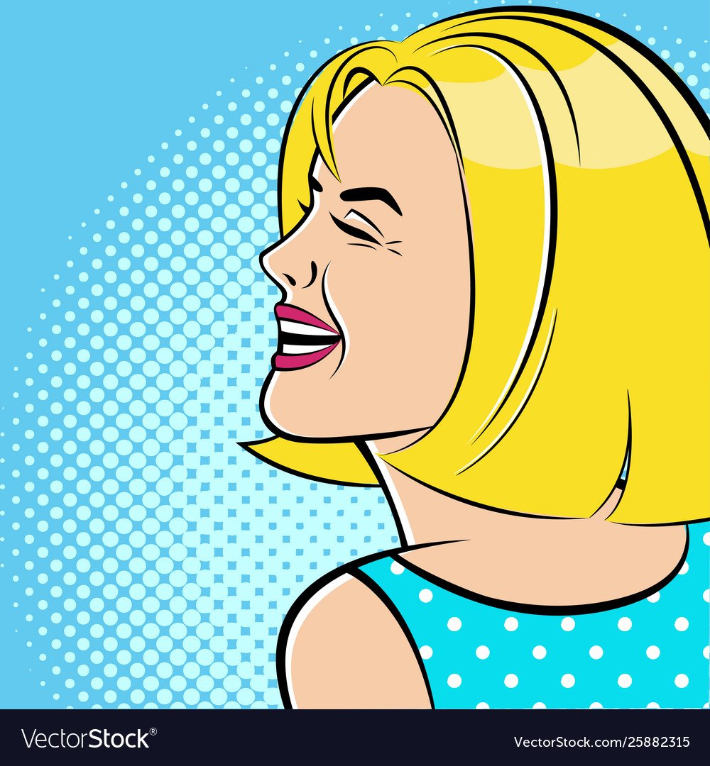 Поп арт смеются