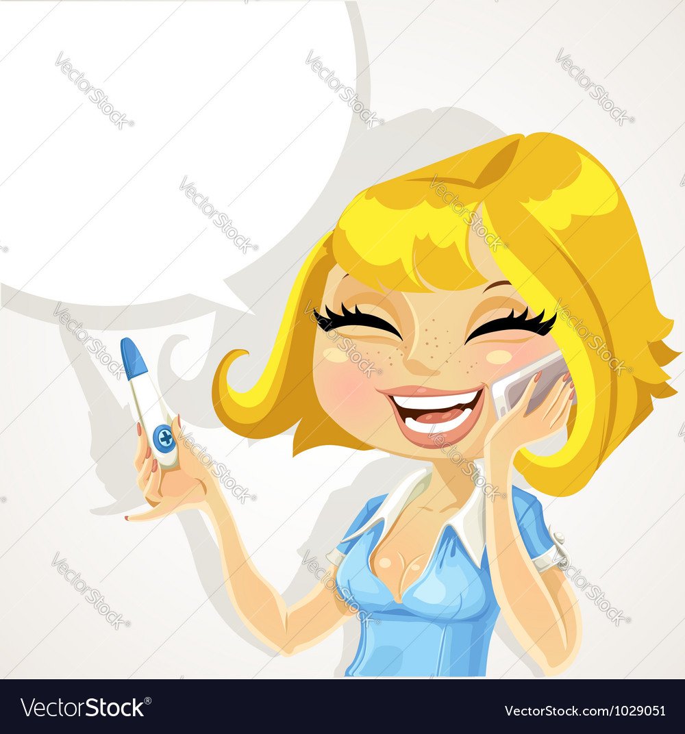 Девочка смеется мультяшка