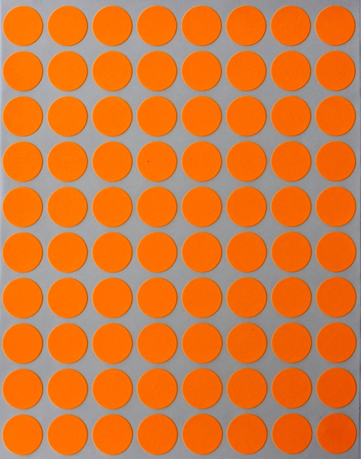 Оранжевые кружочки для маркировки