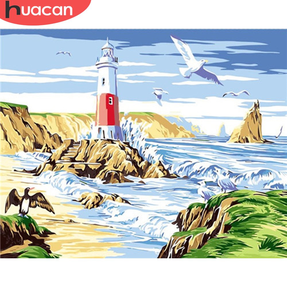 Маяк рисунок