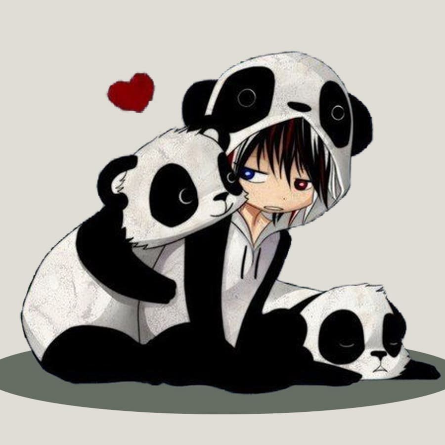 Аниме Панда рисунок