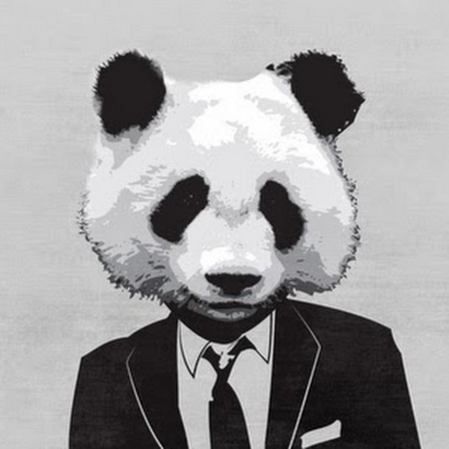 Панда в пиджаке