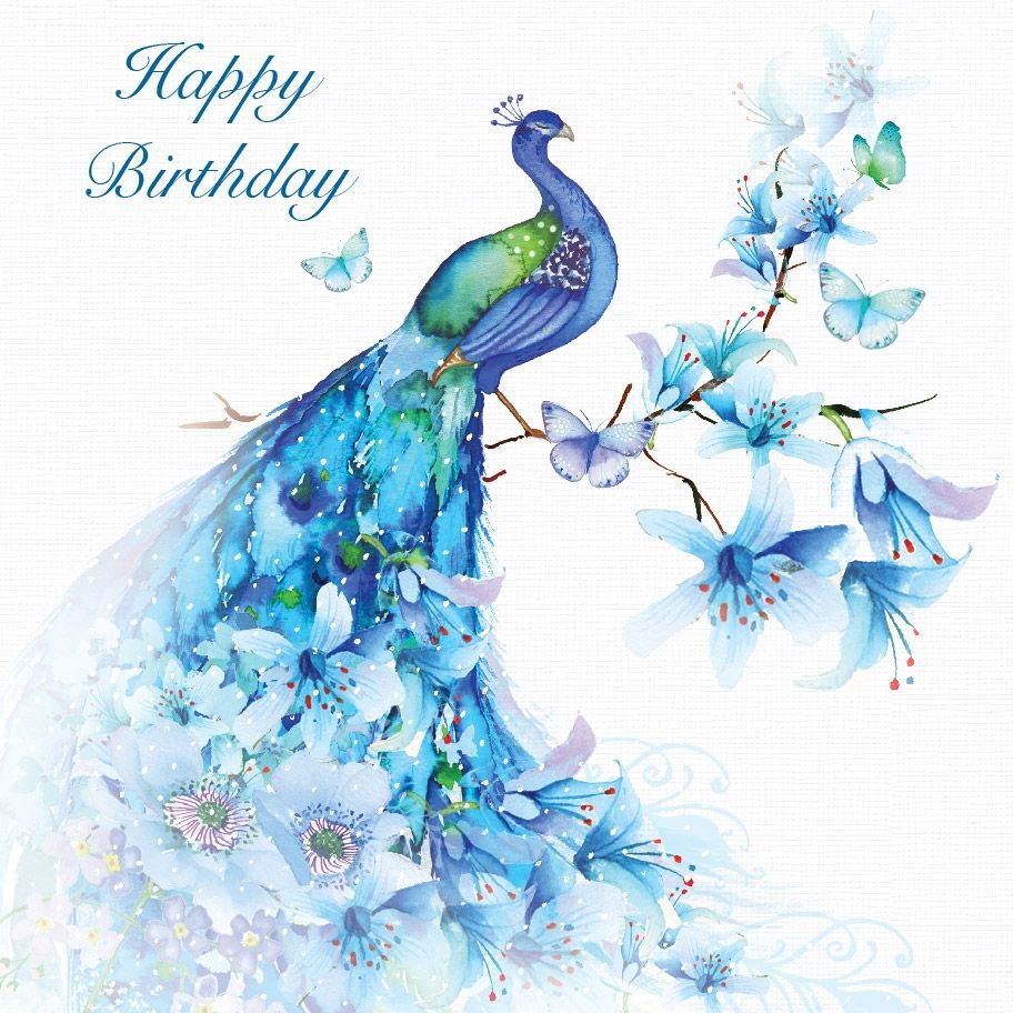Павлины с днем рождения