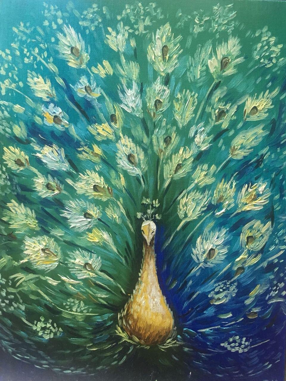 Павлины для декупажа