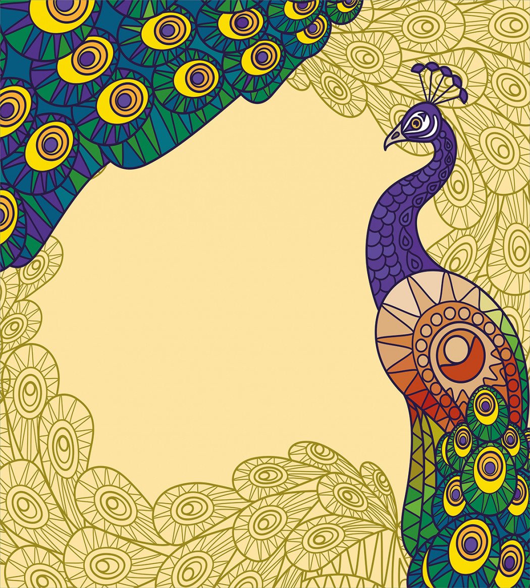 Павлина с днем рождения картинки