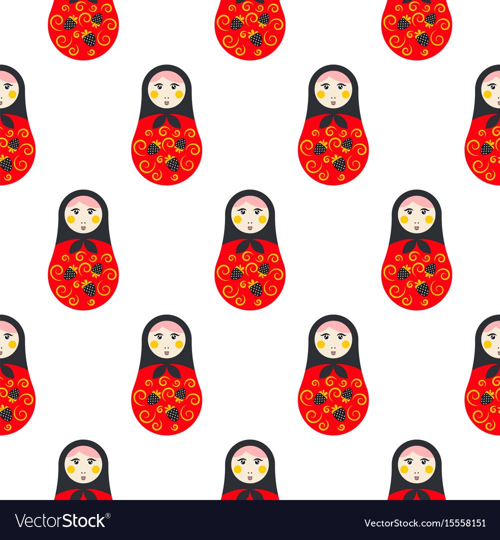 Матрешка на красивом фоне