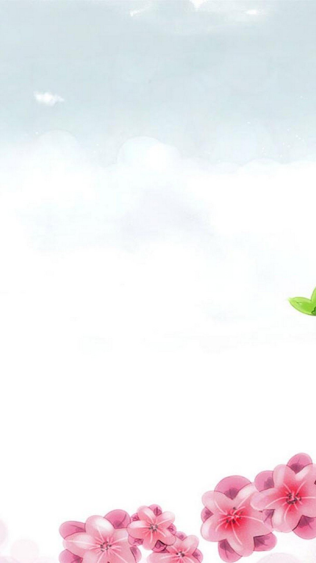 Фотофон дерево с цветами