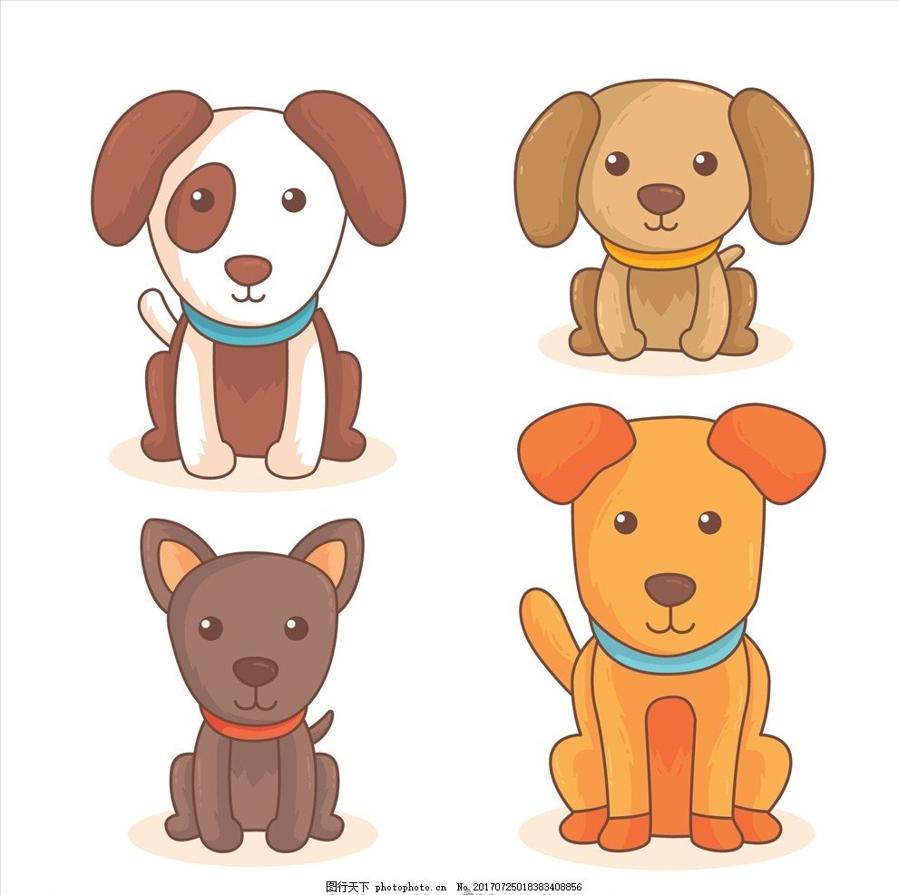 Две собачки рисунок