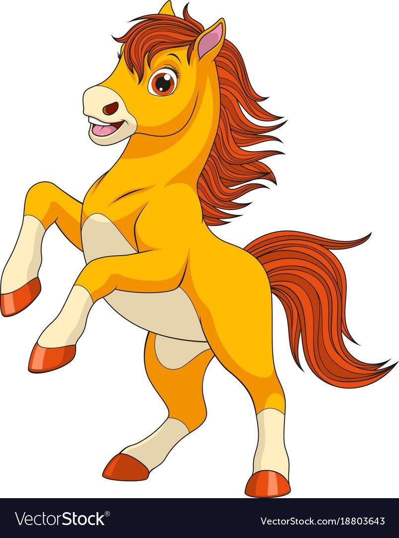 Лошадка мультяшная