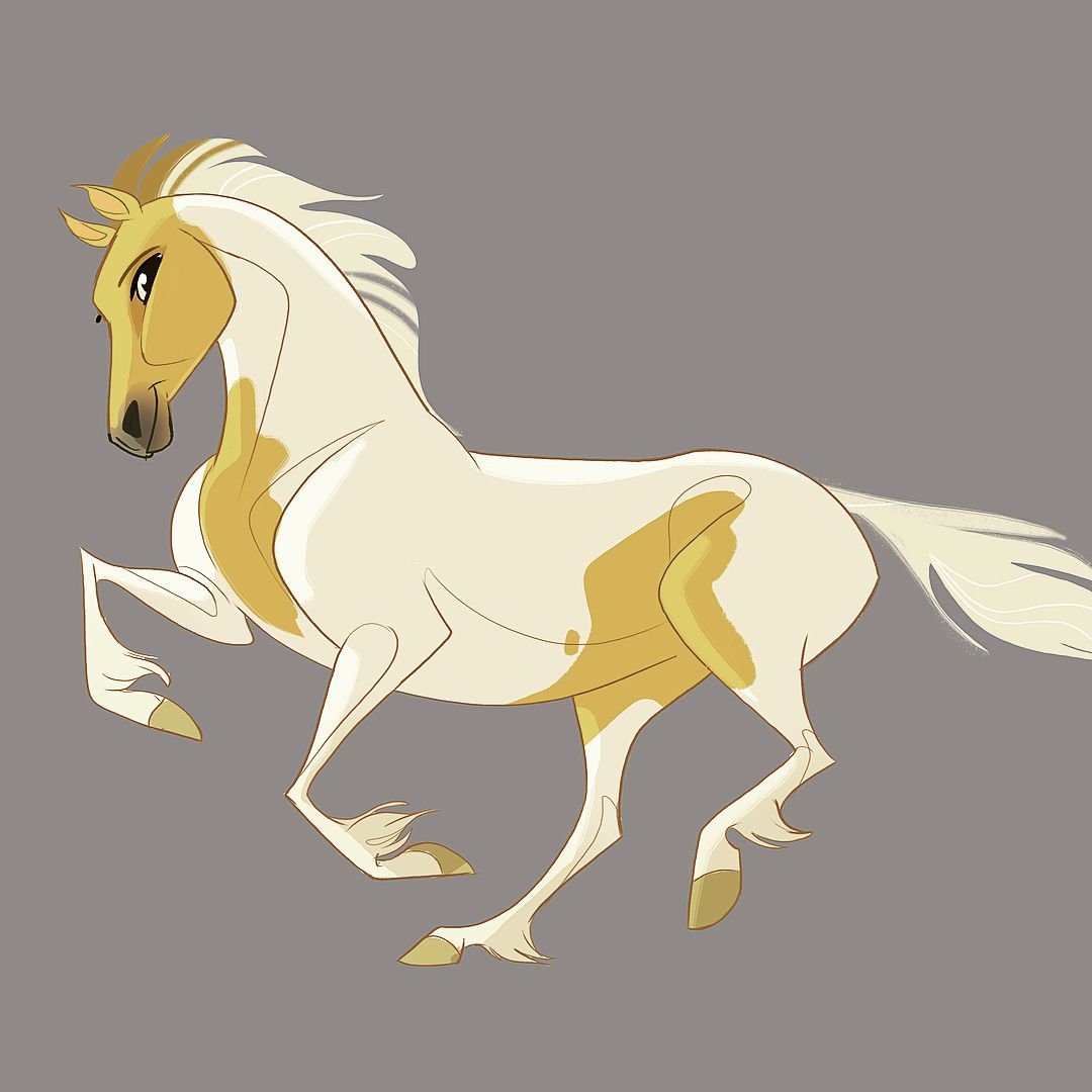 Референс лошади спирит