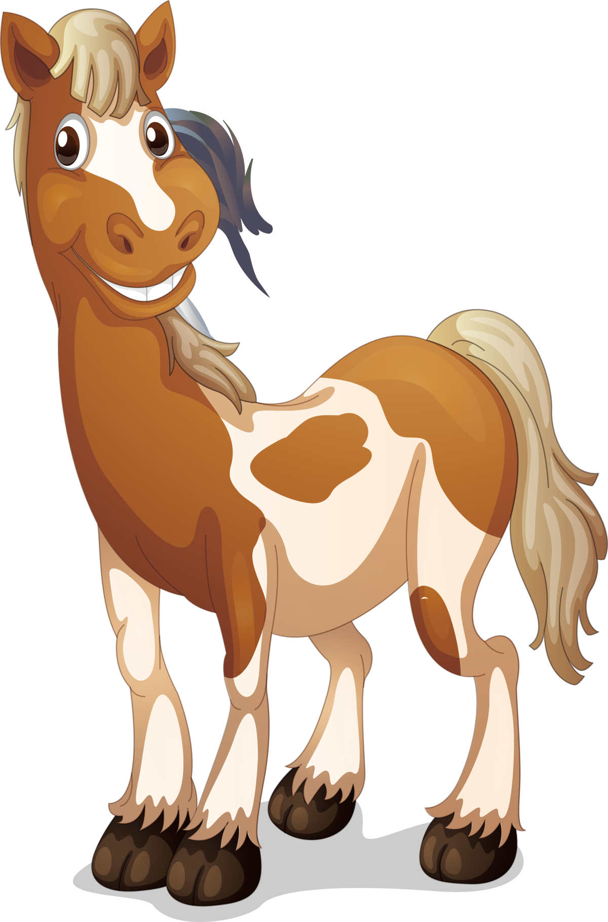 Конь мультяшный