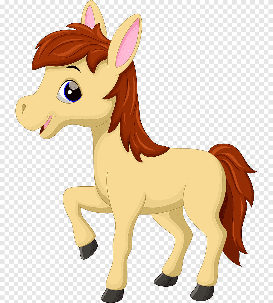 Жеребенок мультяшный