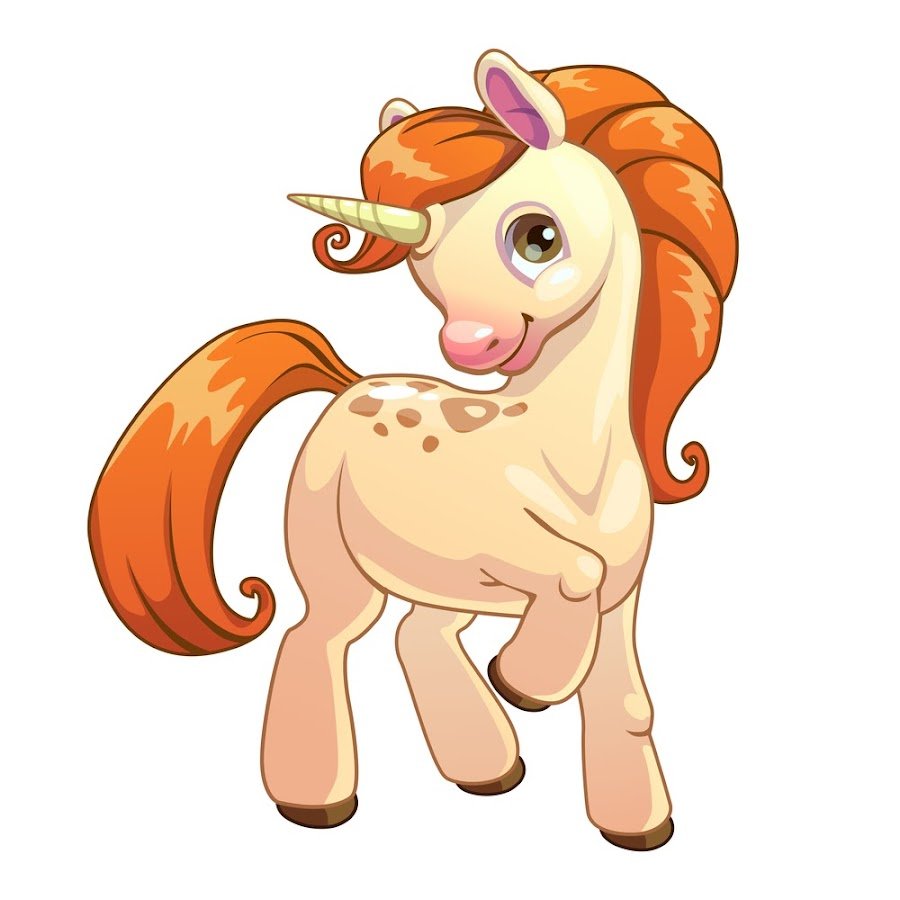 Милые лошадки мультяшные