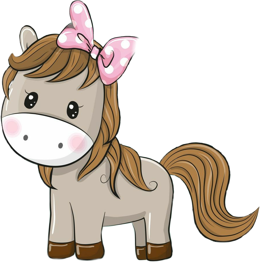 Милая лошадка рисунок