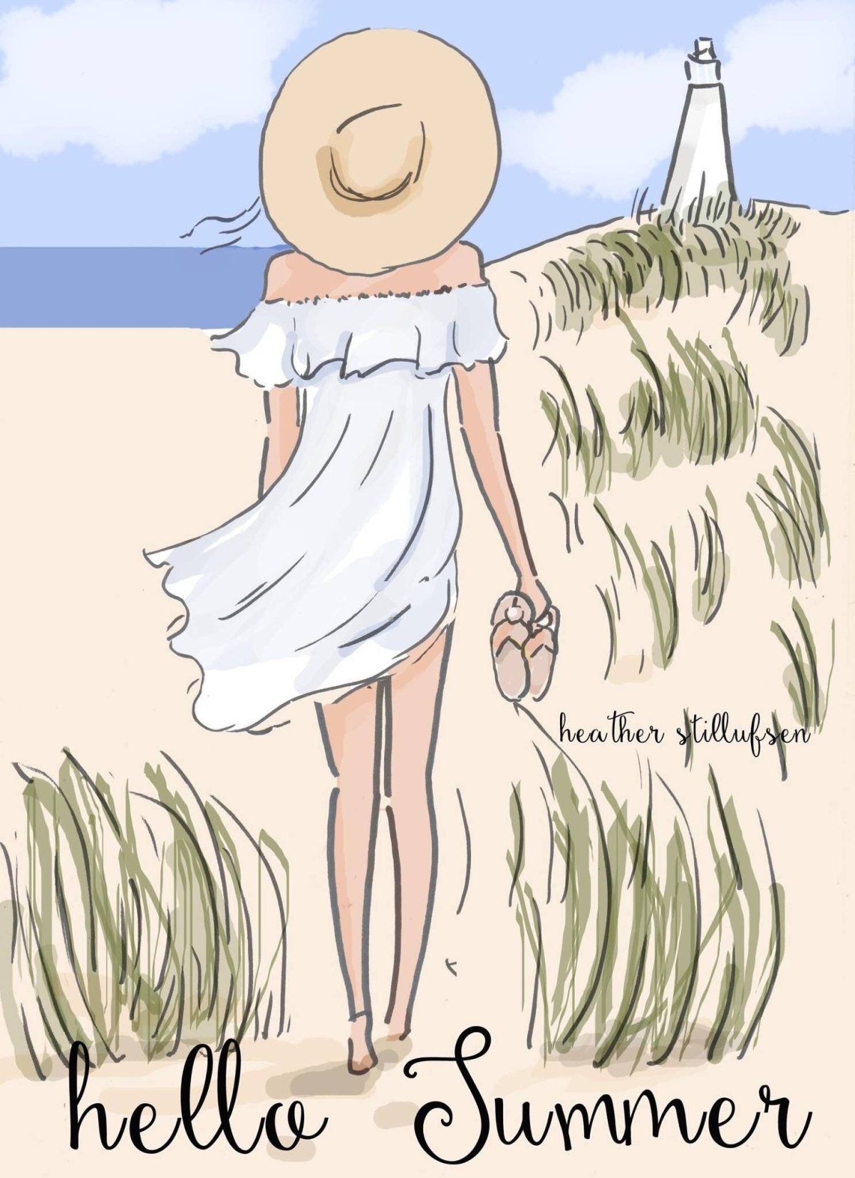 Нарисовать лето