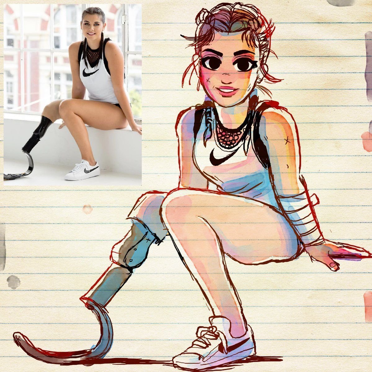 Стили рисования девушек