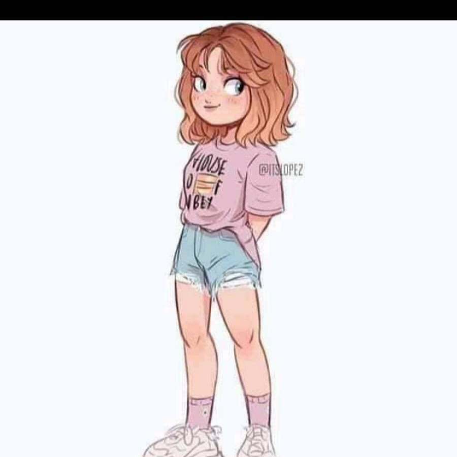 Мультяшные девочки в полный рост