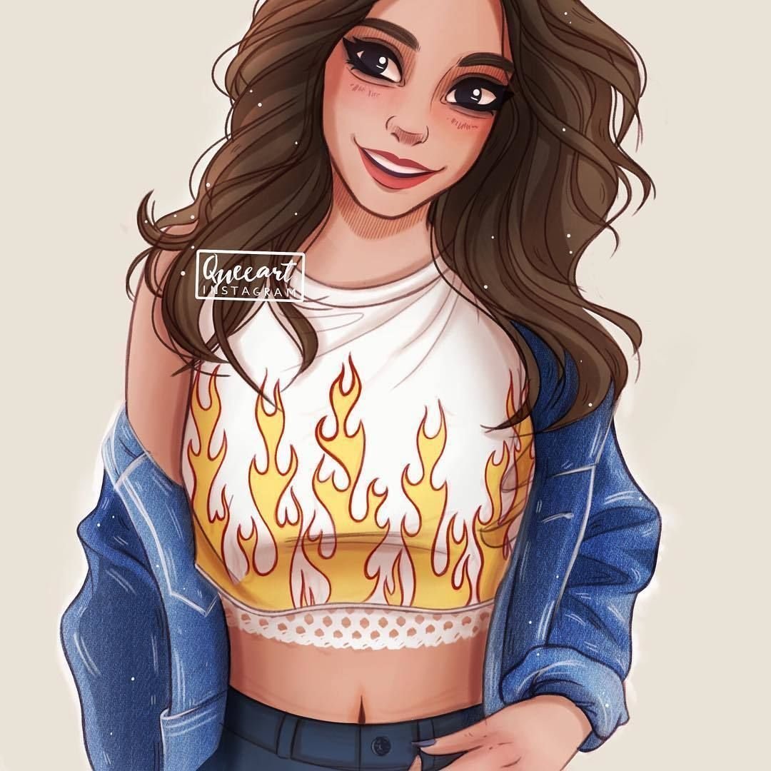 Мультяшные картинки девушек