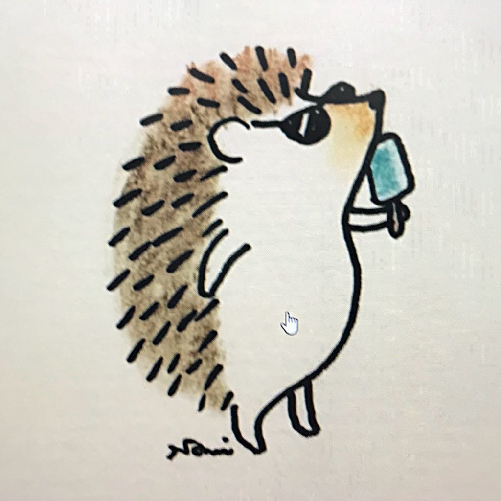 Ежик рисунок легкий