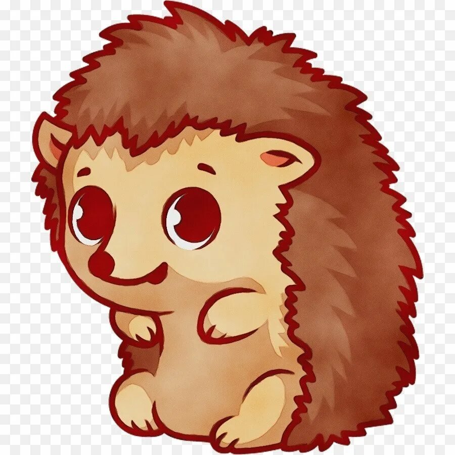 Нарисовать ежика