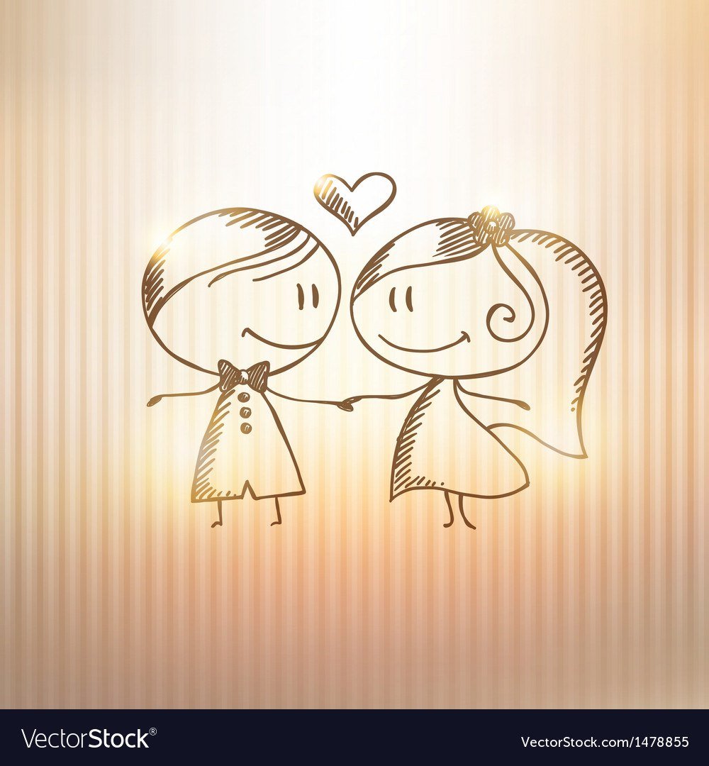 Свадебные рисунки прикольные карандашом