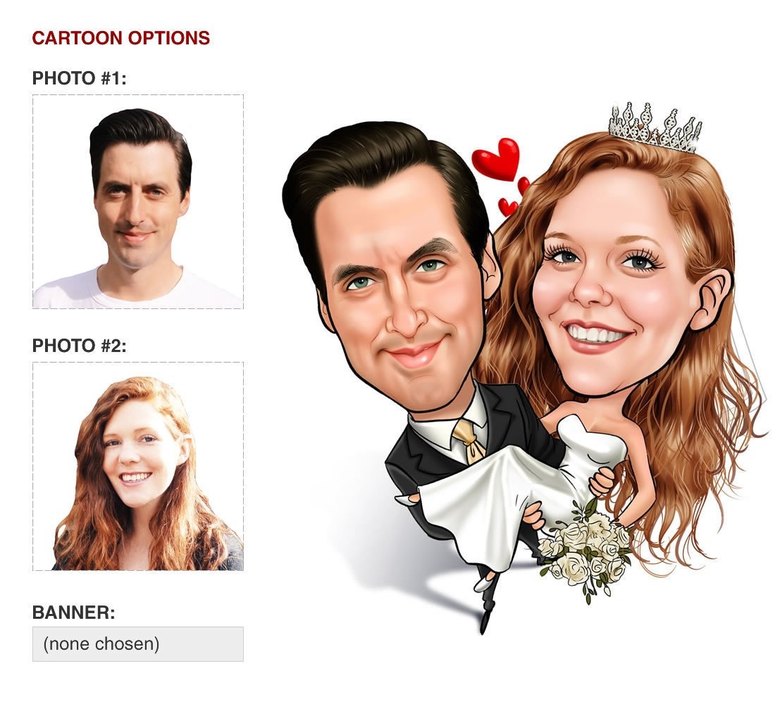 Свадьба рисунок смешной