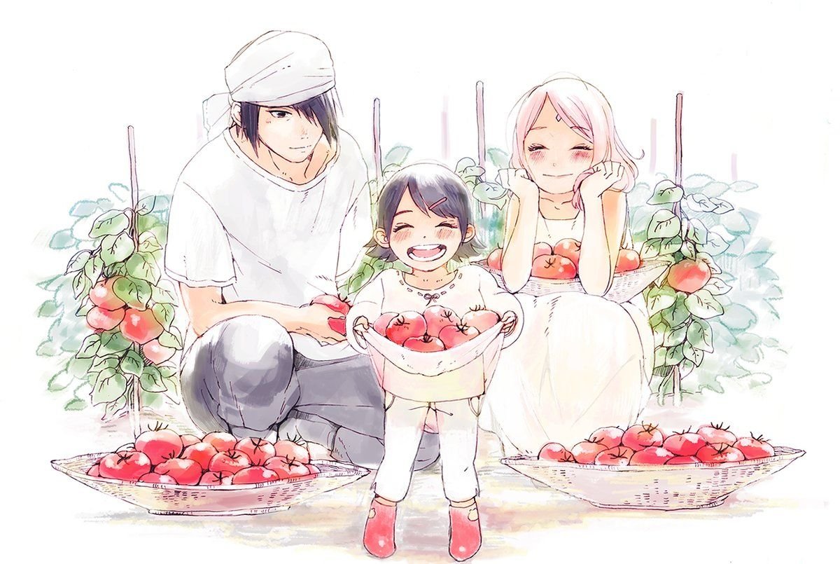 Сбор урожая аниме