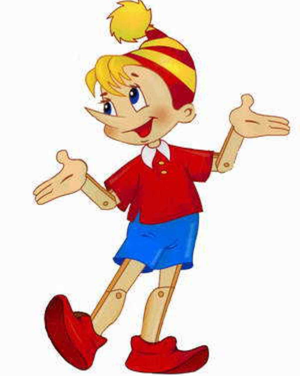 Буратино в детском саду для детей