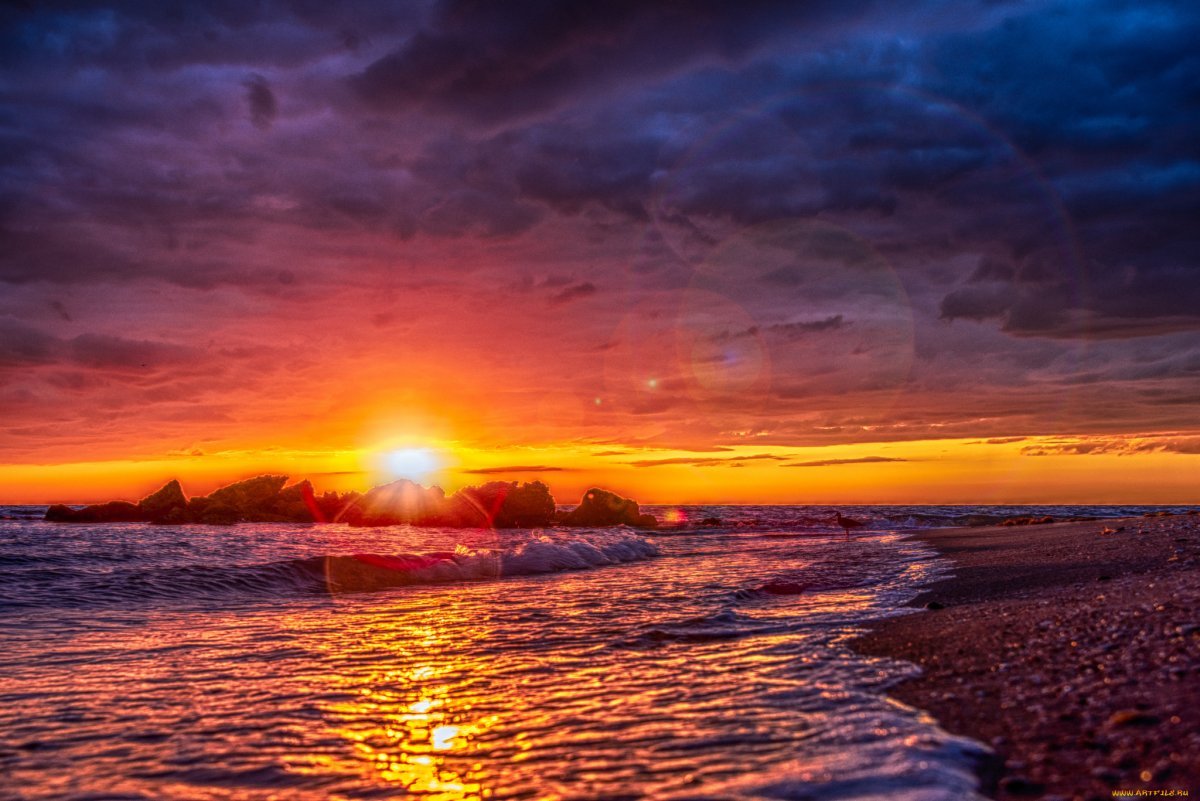 Красивый закат