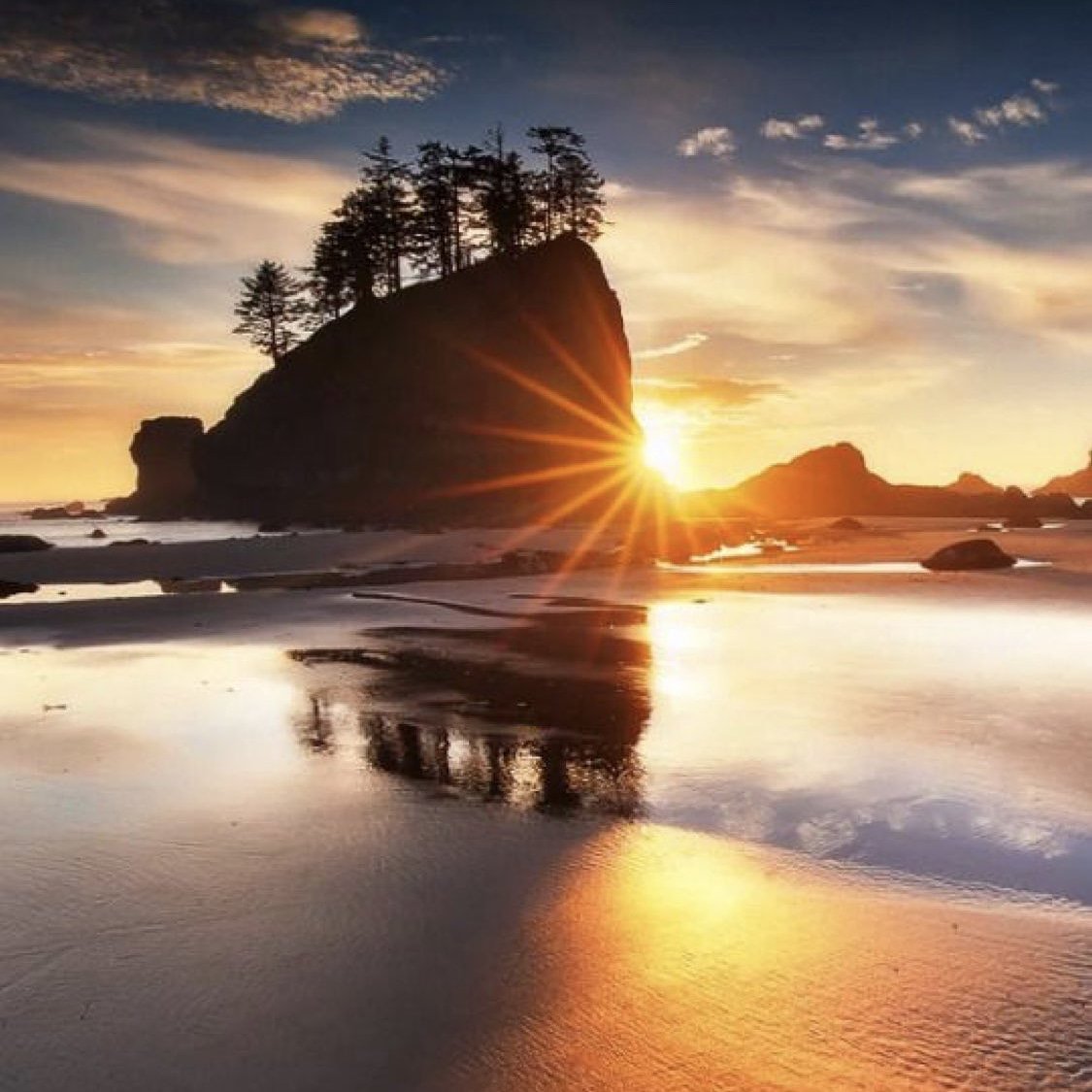 Красивый рассвет