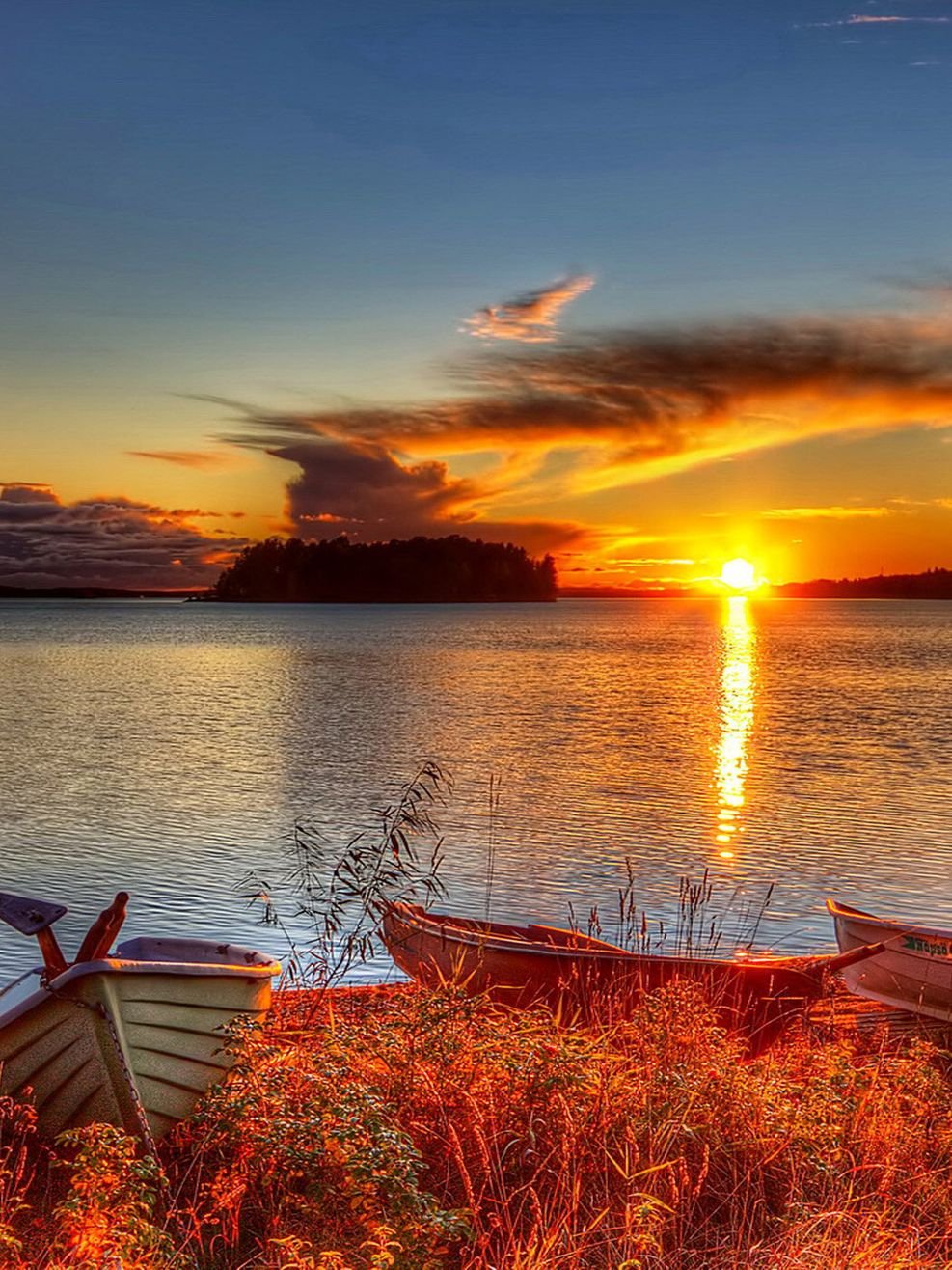 Красивый рассвет