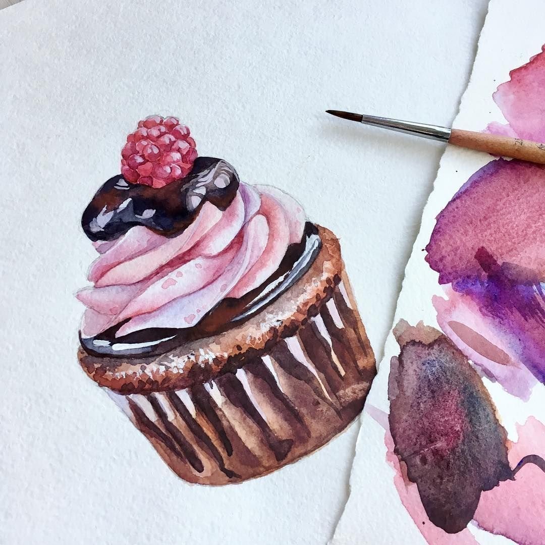 Открытки акварелью