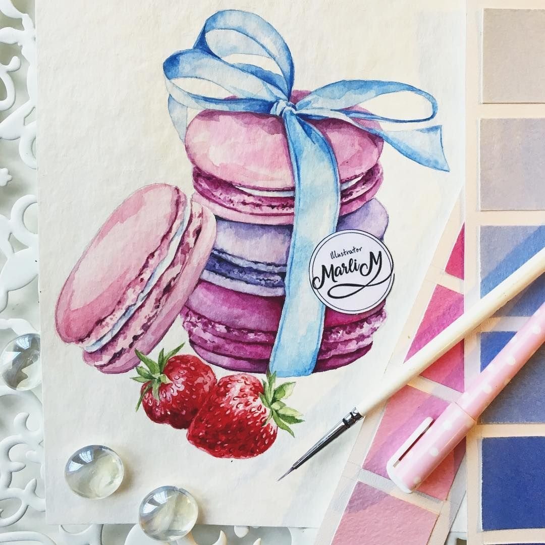 Балерина акварель