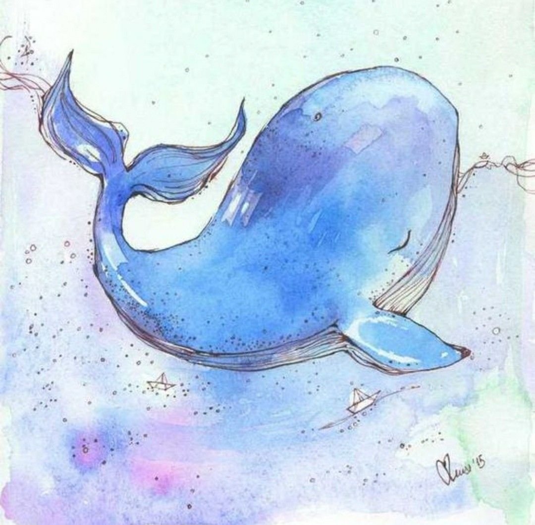 Рисунки акварклтнвсм карандашами