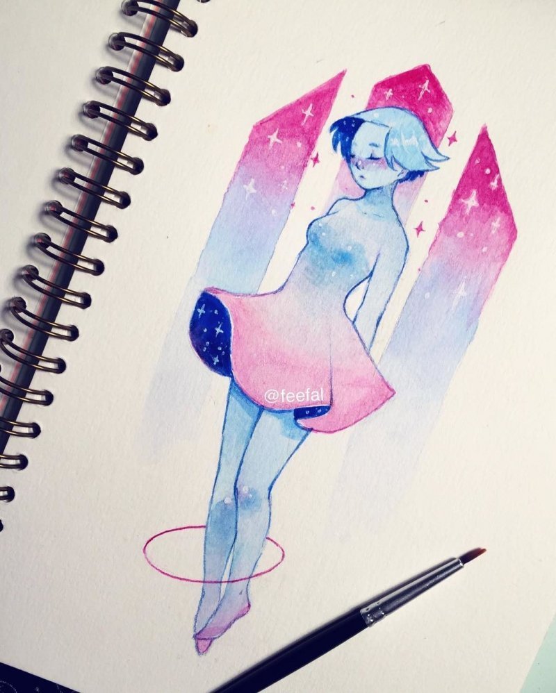 Конфеты акварель