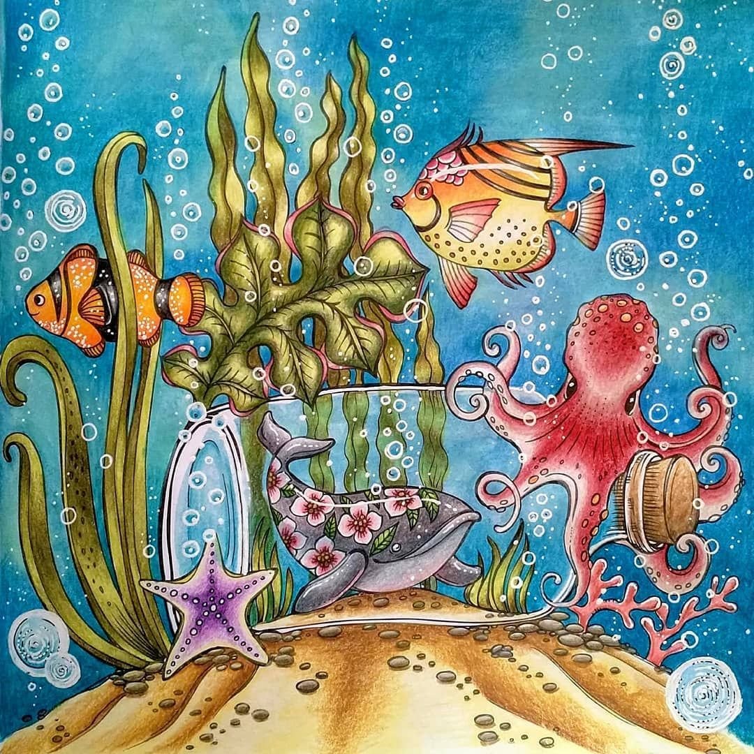 Подводное царство эскиз