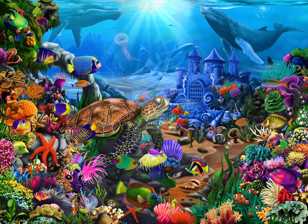 Подводный дворец царя Нептуна