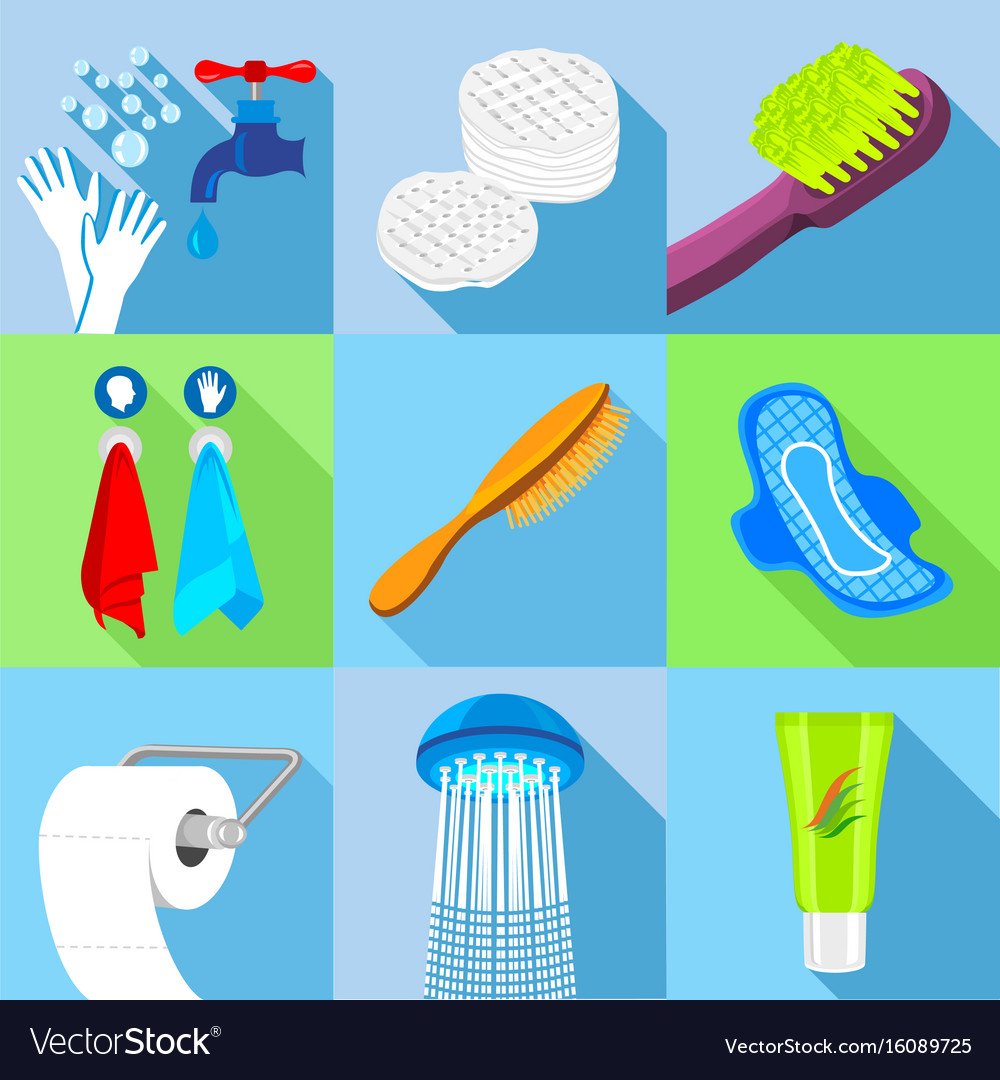 Гигиенические принадлежности иконка