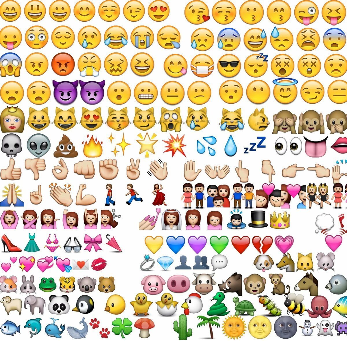 Стикер "смайлы"