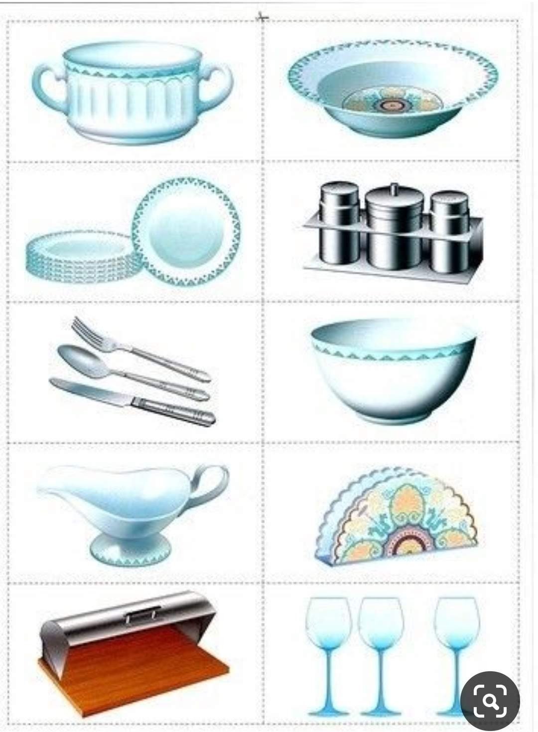 Посуда для дошкольников