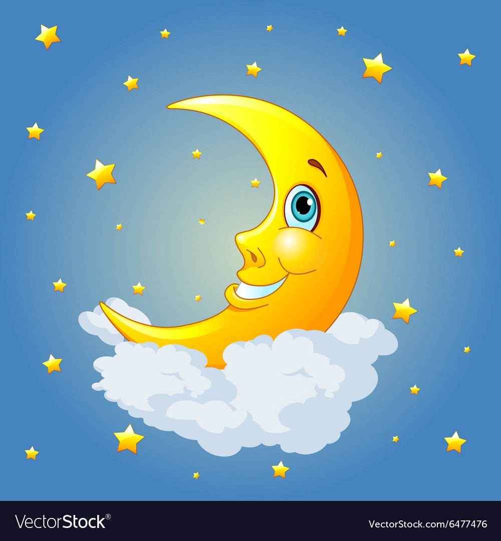 Луна с глазками