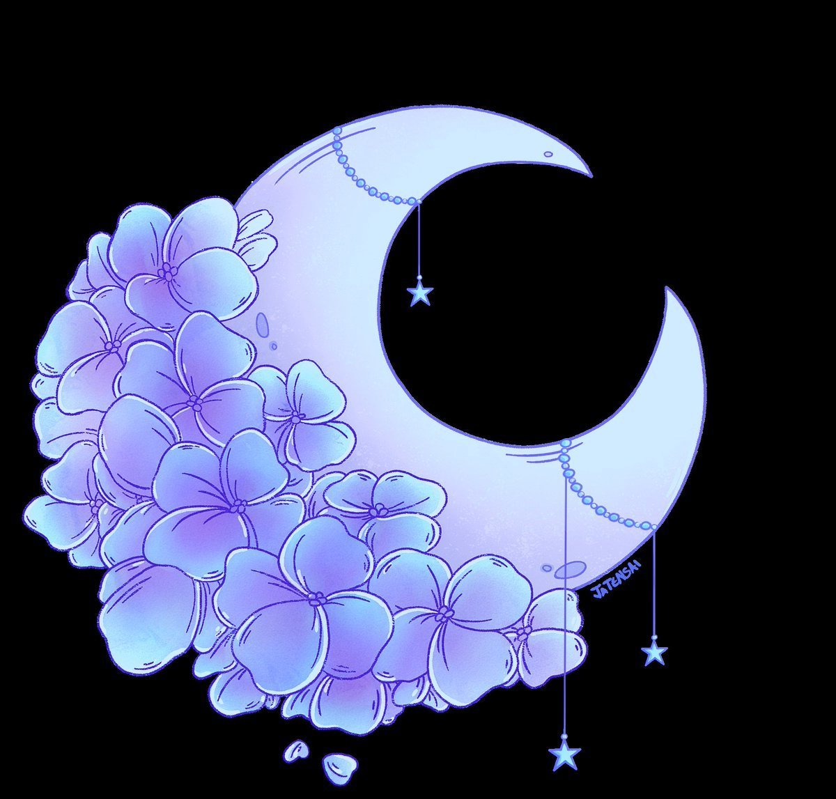 Луна иллюстрация