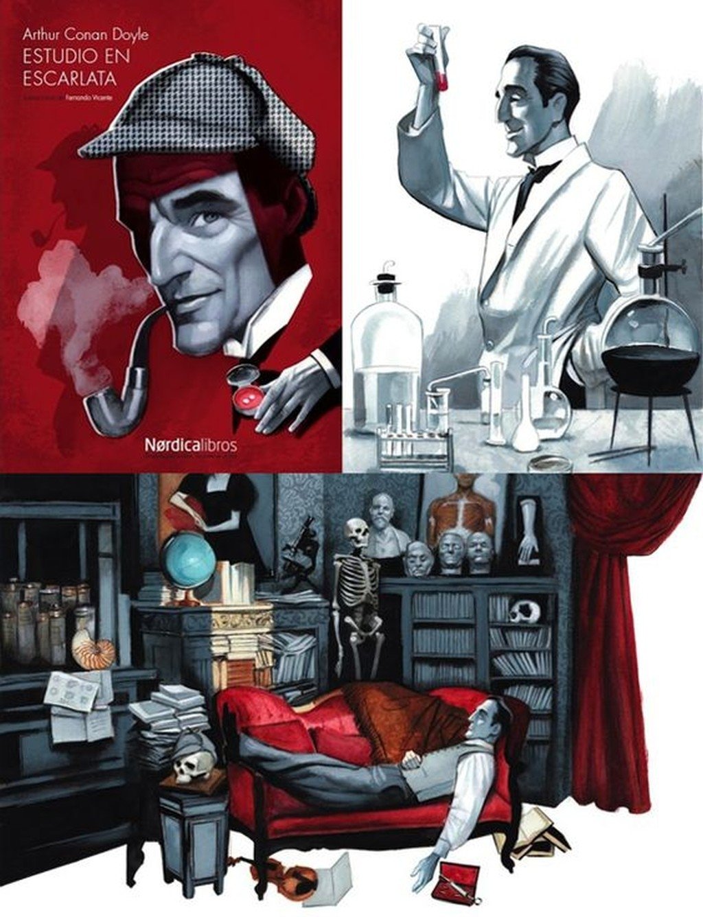 Арт Шерлок Холмс Этюд в багровых тонах