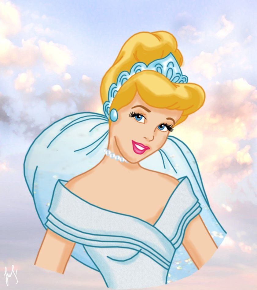 Принцессы Дисней Золушка лицо