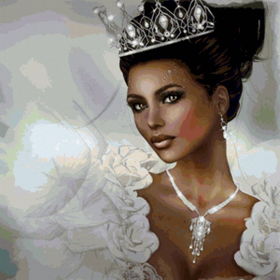 Красивая девушка в короне