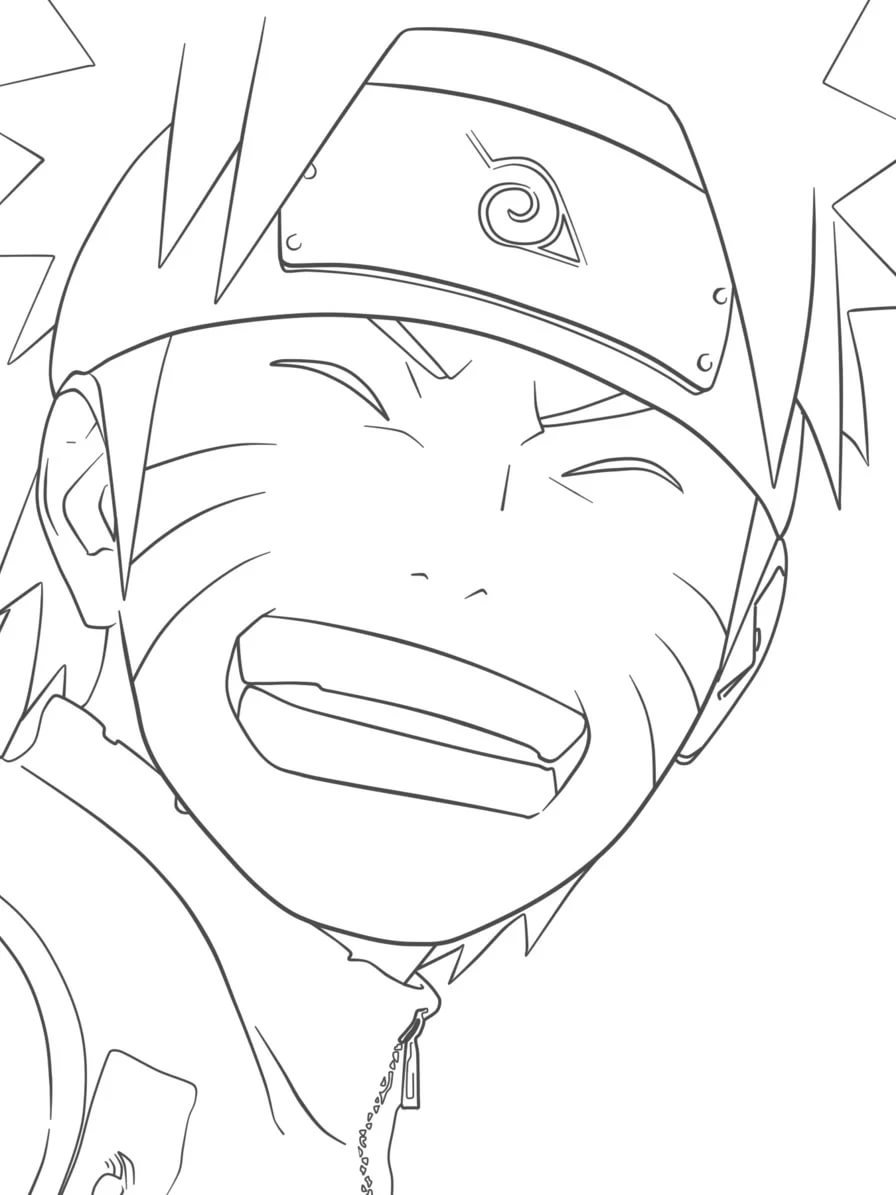 Раскраски аниме Наруто Какаси